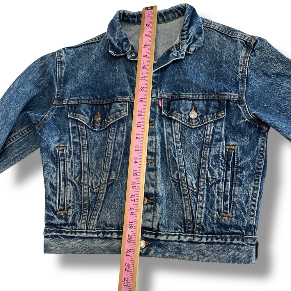 Stone Washed Acid Washed Jean Jacket - Picture 7 of 14